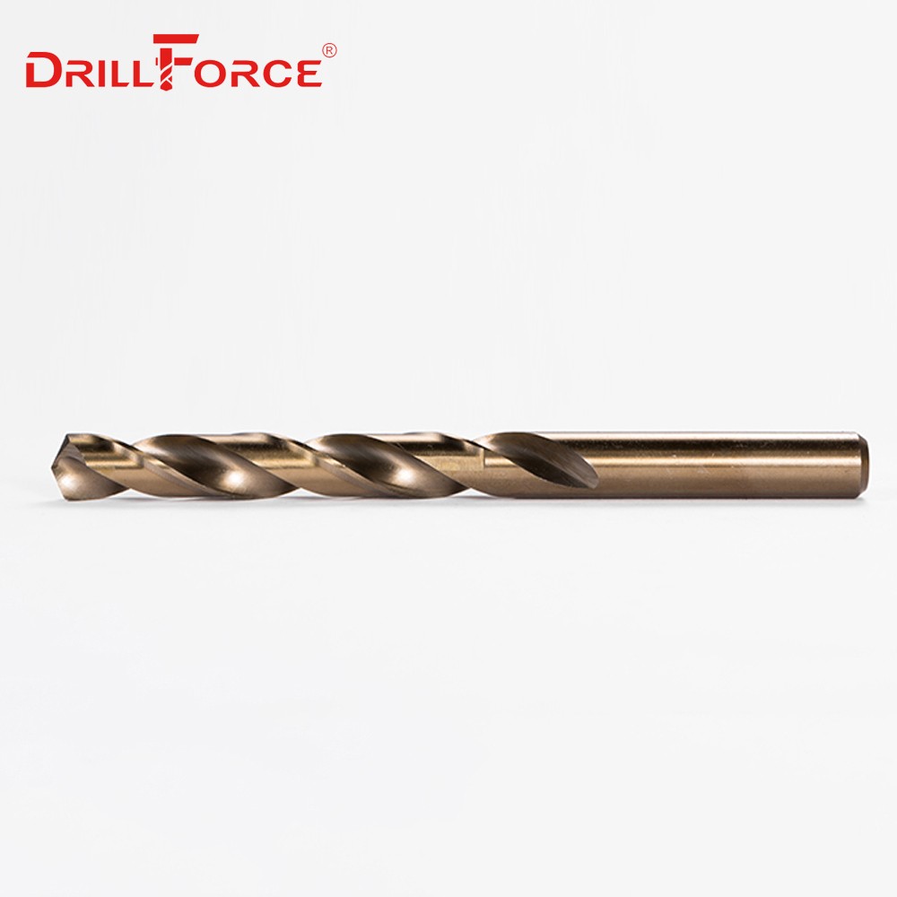 Drillforce Tools M42 Cobalt Drill Bit Set, HSS-CO Drill Set 0.5-10mm, Drilling on Hardened Steel, Cast Iron and Stainless Steel