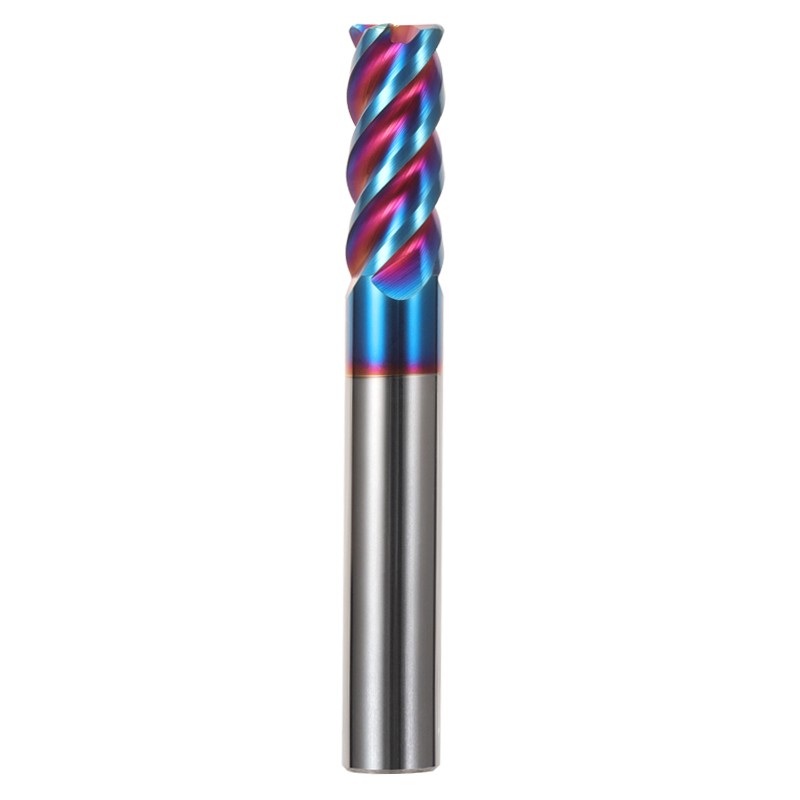 4 Flutes HRC66 Carbide End Mill Alloy Milling Cutter Coating Tungsten Steel Maching Cutting Tools CNC Router Bit 1 1.5 4mm 5 6mm