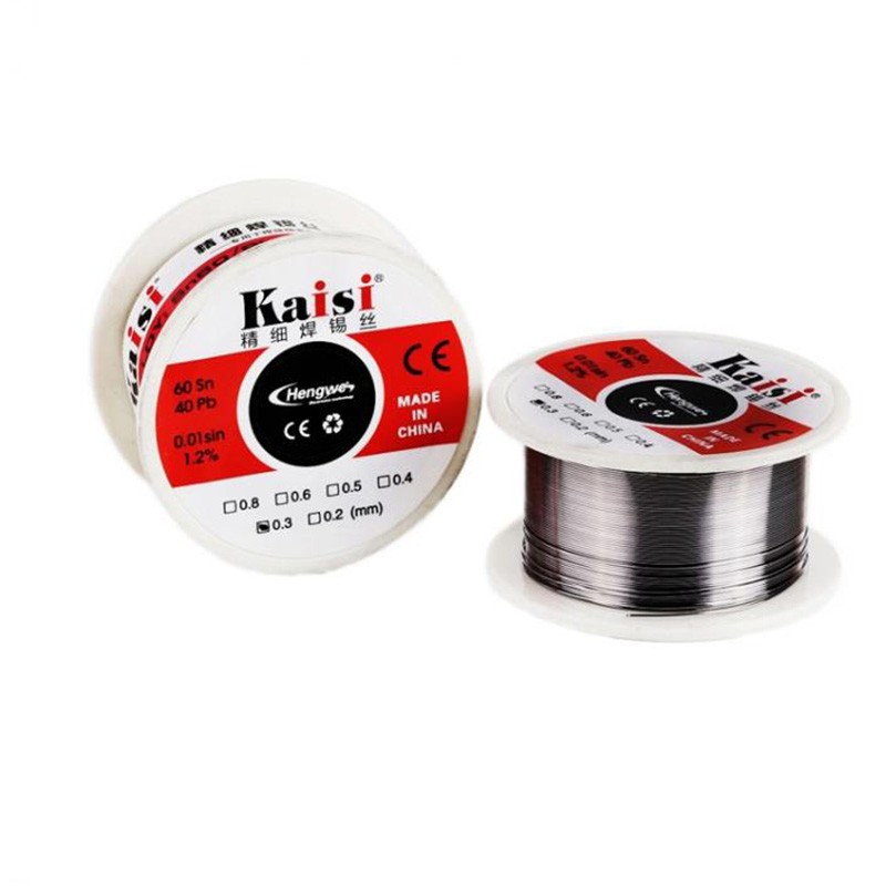 Soldering Wire 0.3mm 50g 60Sn/40Pb Rosin Core Flux 1.2% Tin Lead Roll Solder Welding Wire Welding Welding Supplies