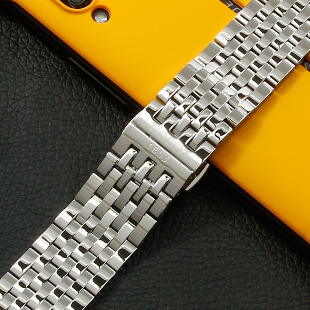 20mm Solid Stainless Steel Watch Band For Tissot 1853 T063 T063617 T063637 T063639A Watchband Watch Strap Hand Bracelet