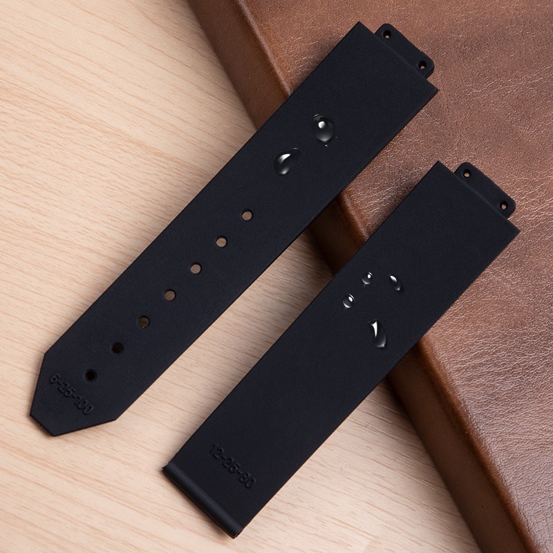 Watchband for Hublot Women Female Rubber Strap Quartz Fusion Silicone Watches Accessories 20*13mm Strap Wrist Band 18mm Buckle