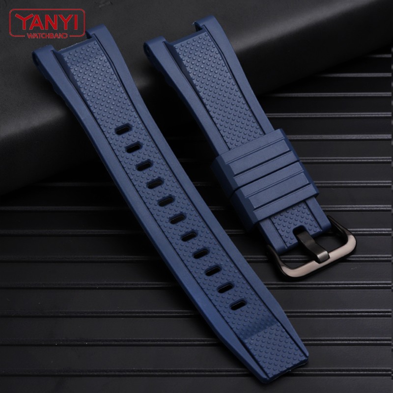 Silicone Rubber Band for Casio gst210 GST-W110/S130/B100/S100G/S110/410 Watch Strap High Quality Watches Wristwatches Band
