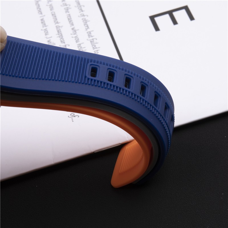 Top Quality 33mm*24mm Silicone Rubber Watchband for Bell & Ross Watch Strap for BR01 BR03 Series Bracelet Strap Pin Buckle Logo