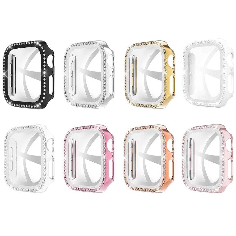 Glitter Tempered Glass Screen Protector for iwatch Apple Watch Series 6 5 4 3 2 1 44mm 40mm 42mm 38mm Protective Film Protection