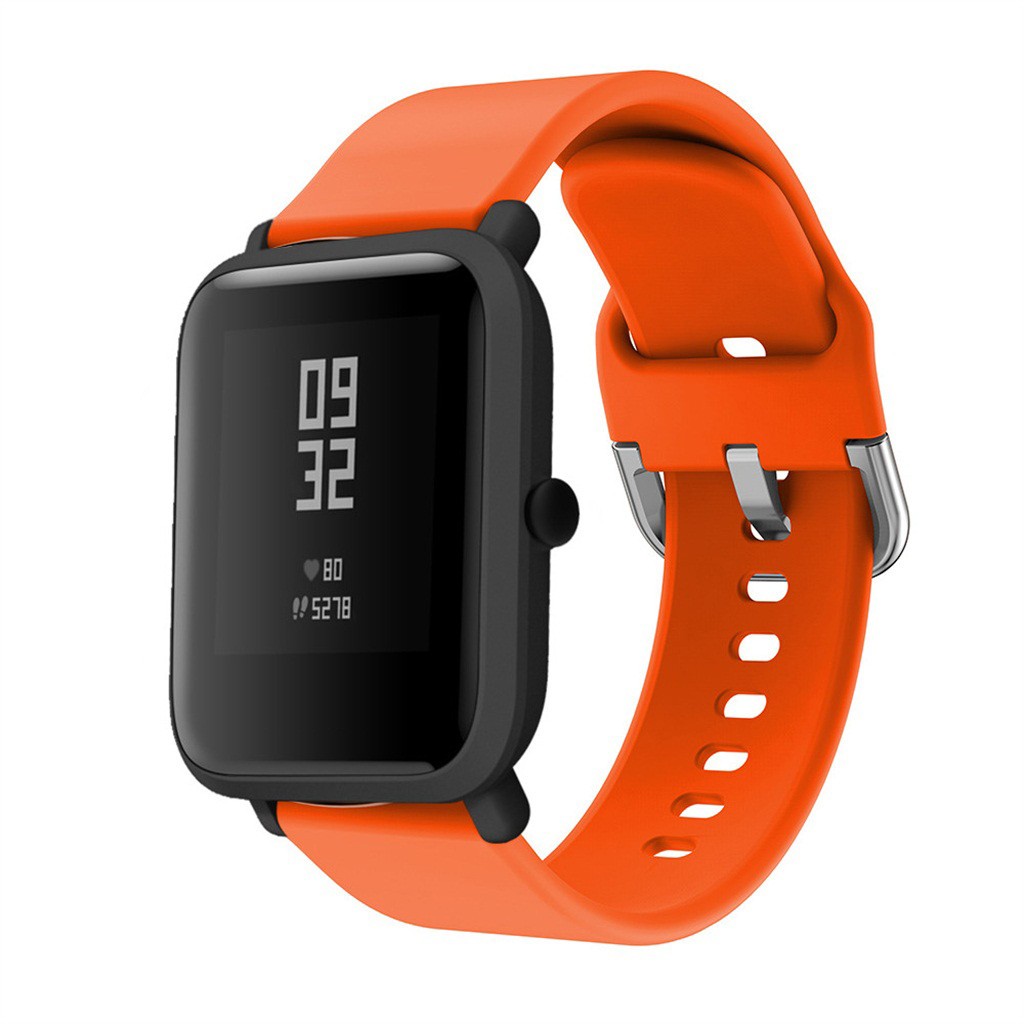 Smart Watch Watchbands Silicone Replacement Strap Straps for Xiaomi Huami Amazfit Bip Youth Watch 애플워치 스트랩