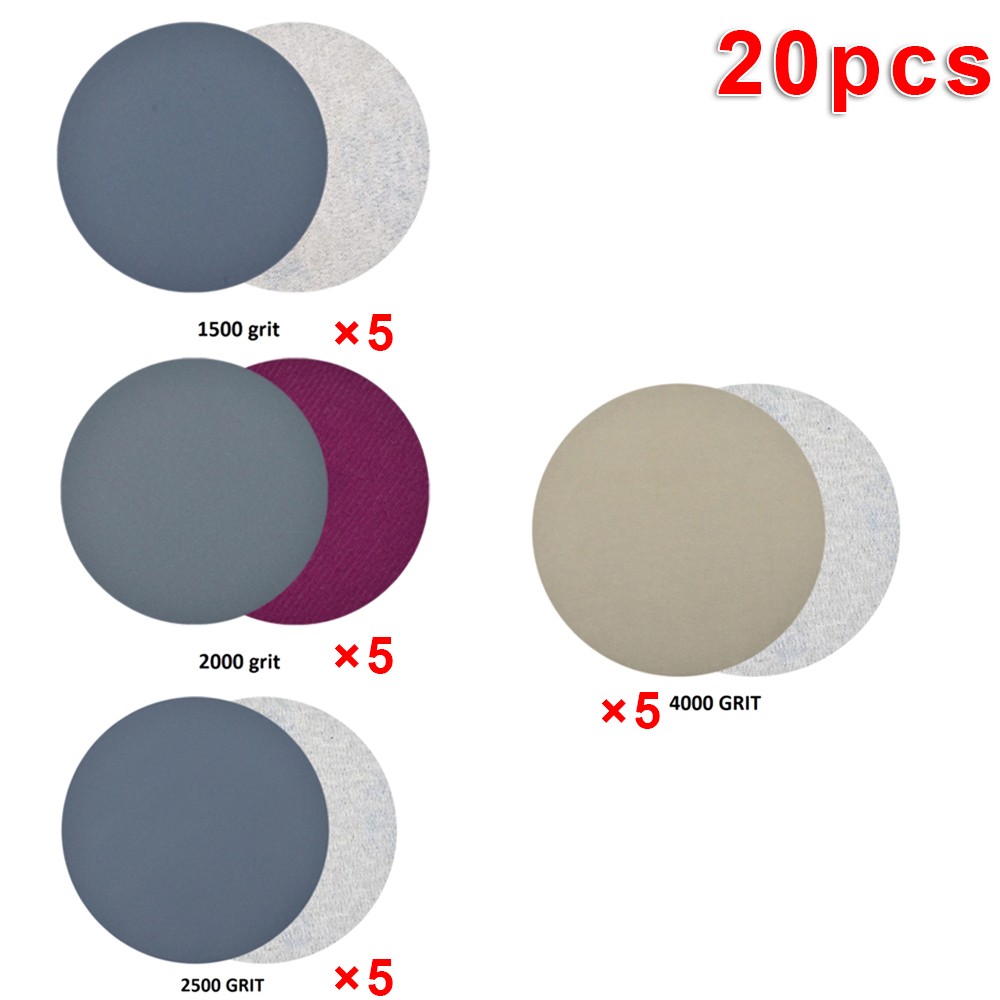 Disc 3" 75mm wet and dry sanding disc 1500-4000 grit polishing buffer sanding paper abrasive tools