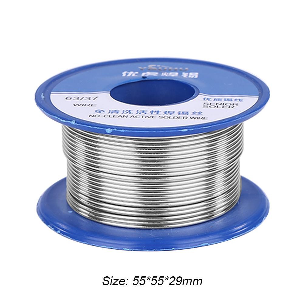 50g Soldering Solder Wire High Purity Low Fusion Spot 0.5mm 0.8mm 1.0mm Rosin Solder Wire Roll No Clean Tin BGA Soldering