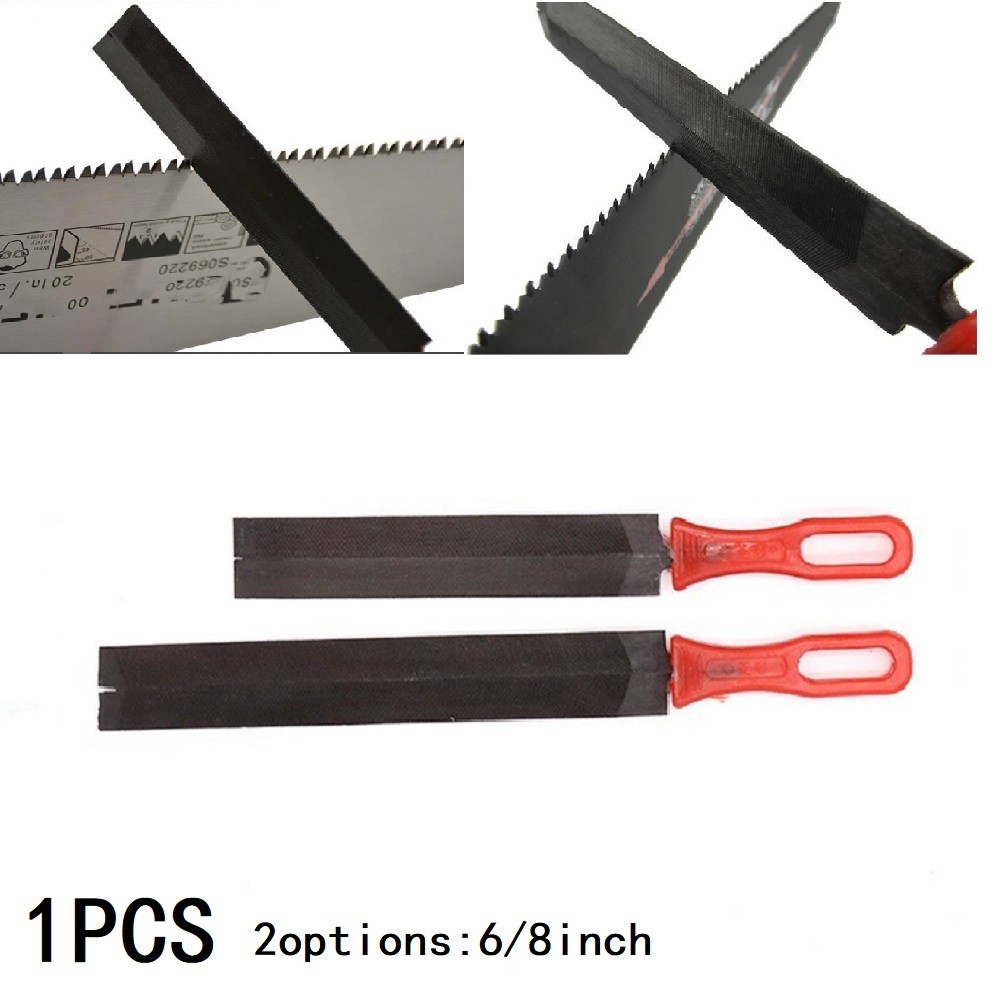 6/8 inch diamond shaped files for sharpening and straightening hand saw wood carving metal grinding glass carpentry