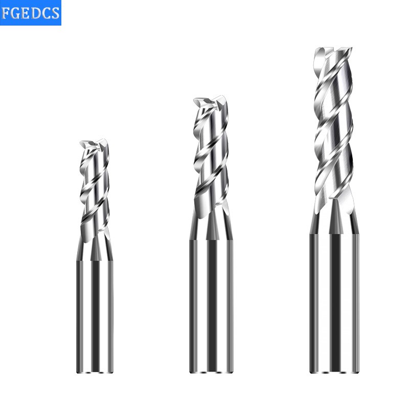 Tungsten Carbide Steel Milling Cutter 1.1 1.2 1.3 1.4 1.6 1.7 1.8 1.9 2.1 2.2 2.3 2.4 2.6 2.7 2.8 2.9 Decimal End Point CNC Mill