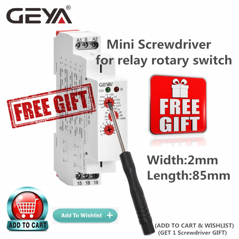 Free Shipping GEYA GRT8-LS Din Rail Stair Lighting Switch Timer Switch 230VAC 16A 0.5-20 Minutes Delay Off Relay Light Switch