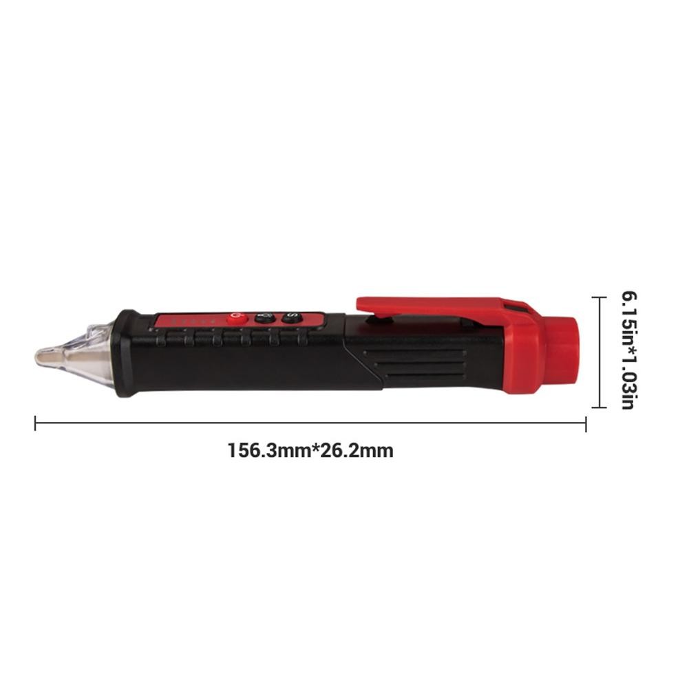 ANENG VC1010 الرقمية التيار المتناوب للكشف عن الجهد الذكية عدم الاتصال تستر القلم متر 12-1000 فولت الحالي الكهربائية الاستشعار اختبار قلم رصاص أداة