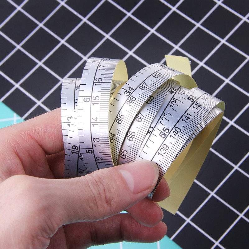 Dropshipping 151cm Self-adhesive Metric Tape Measure Ruler Vinyl for Sewing Machine Sticker