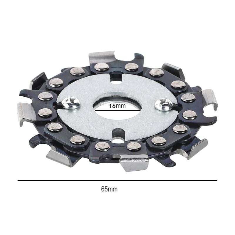 5/8" Angle Grinder Disc 8 Teeth Chain Saw Blade for Woodcarving Cutting Tool 16mm 2.5 inch Wood Carving Disc Chain Saw Blade New