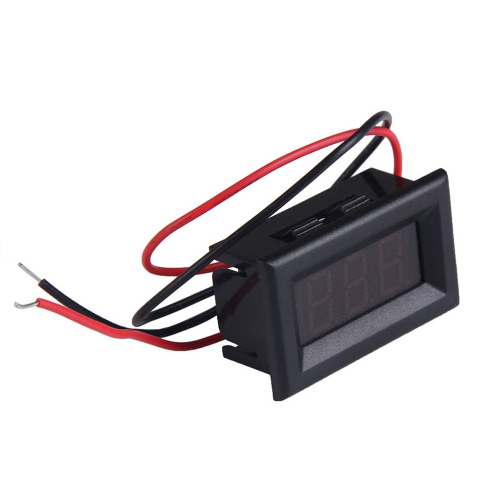 Digital DC 2.5/3-40V Voltmeter Auto Motorcycle Two Wire Voltage Meter Voltmeter