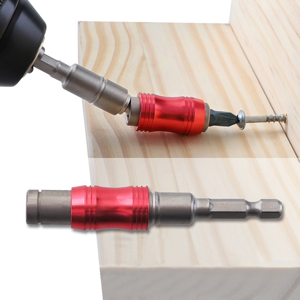 1/4" Hex Screwdriver Bit Magnetic Drill Screw Drill Tip Extension Rod Hand Tools Quick Change Bit Holder for Screwdriver