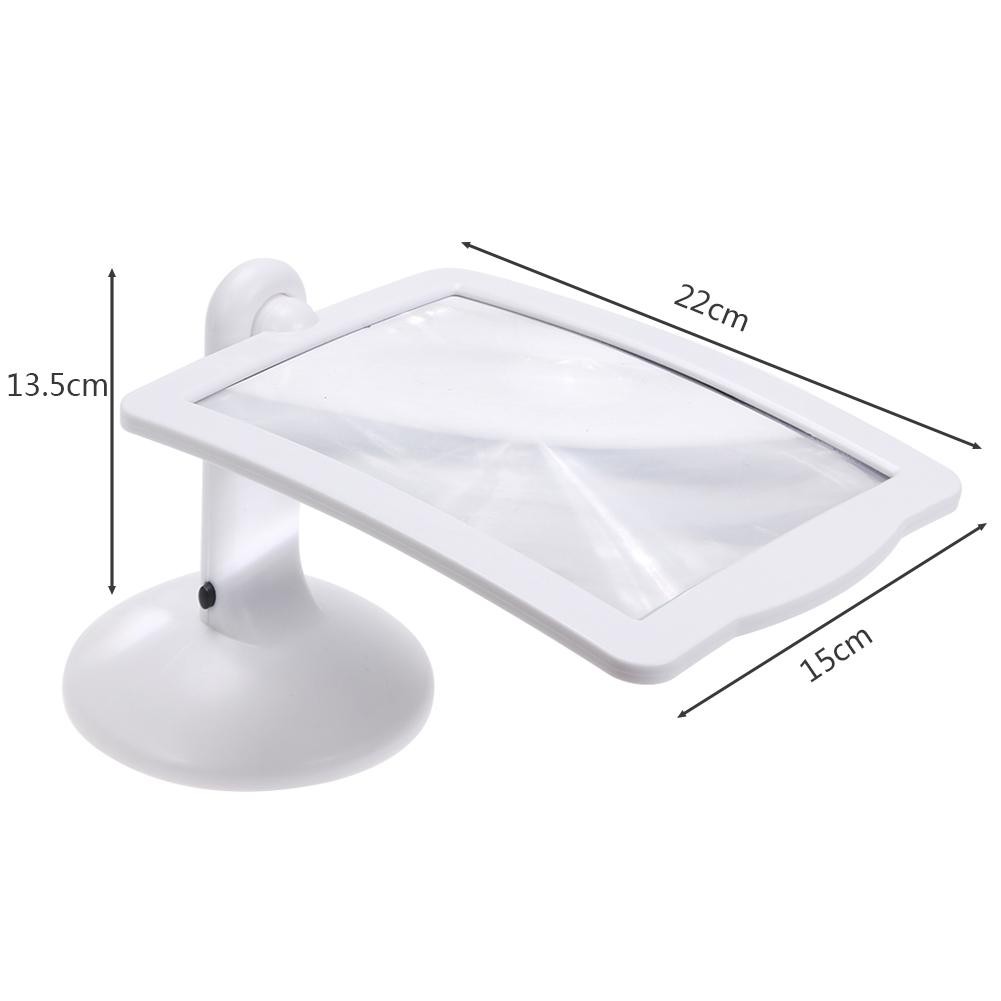 3X 180 Degree Rotatable Desktop Reading Magnifying Glass Glass With LED Light Magnifier Illuminated Screen Reading Magnifying Glass For Elderly