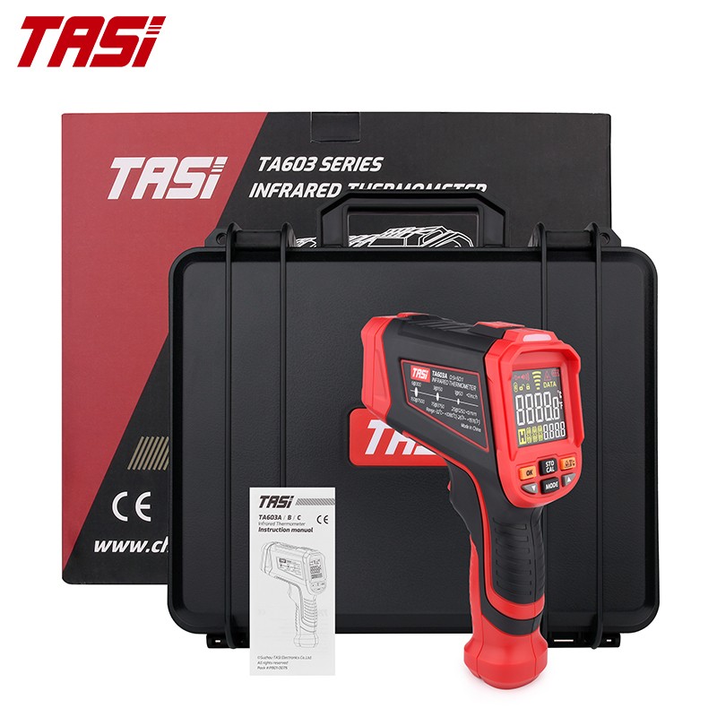 TASI TA603 Series Infrared Thermometer 1080/1380/1680/1880/2200 High Temperature Color Screen Non-contact Laser Thermometer
