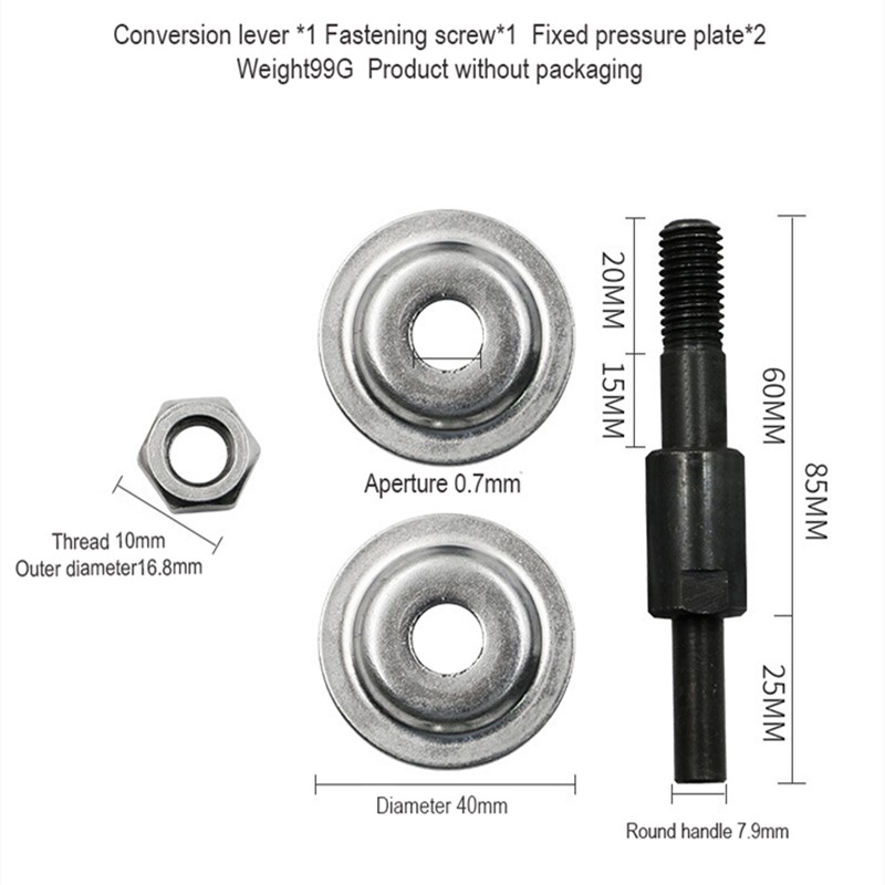 Electric drill grinding wheel, metal grinding head, grinding polishing, hand electric drill variable grinder head conversion,