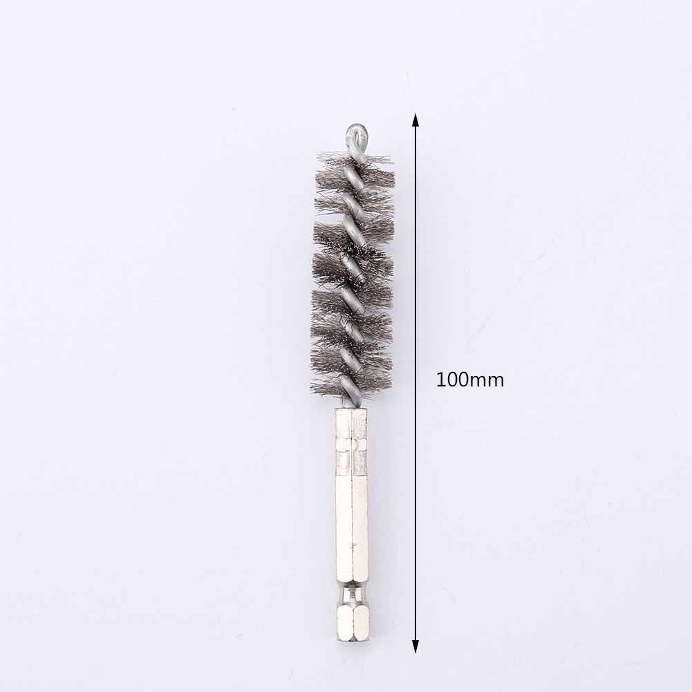 2pcs Stainless Steel ALAZCO 5/8" Wire Brush for Drill Driver Power Driver - Hex Shank Paint/Rust Remover Cleaning Tool for Car