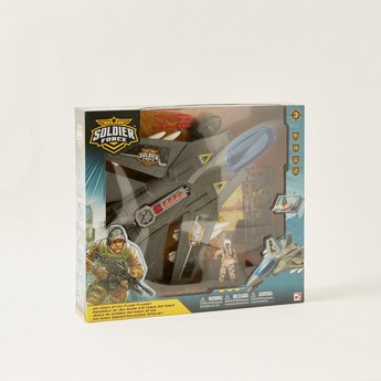 Soldier Force Air Hawk Attack Plane Playset