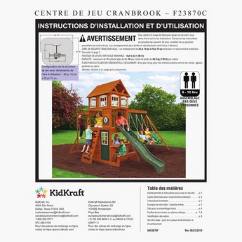 Kidkraft Cranbrook Wooden Swing Set