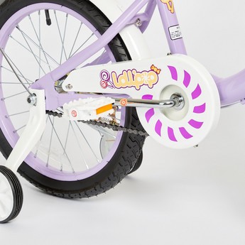 Chipmunk 18-inch Bicycle with Training Wheels and Basket