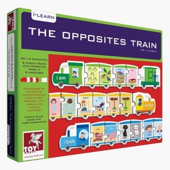 ToyKraft The Opposites Train Puzzle Set