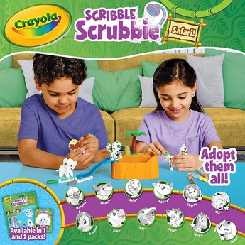 Crayola Scribble Scrubbie Safari Oasis Set