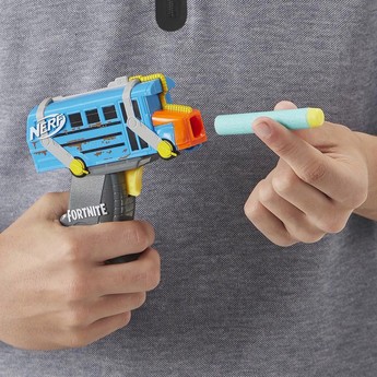 Nerf MicroShots Fortnite Battle Bus Dart Gun