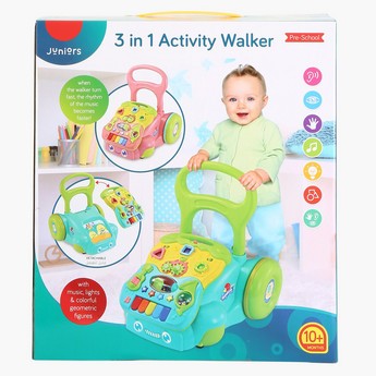 Juniors 3-in-1 Musical Activity Walker