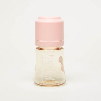 Mother-K Printed Feeding Bottle with Cap - 180 ml