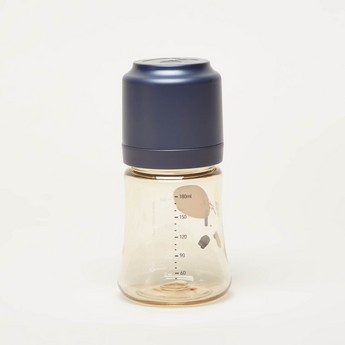 Mother-K Printed Feeding Bottle with Cap - 180 ml