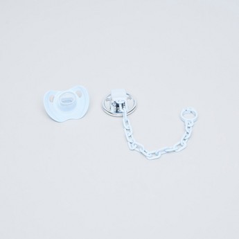 Suavinex Feeding Bottle with Soother and Soother Chain