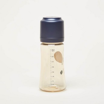 Mother-K Printed Feeding Bottle with Cap - 280 ml