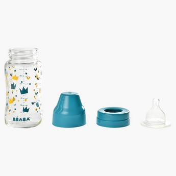 Beaba Wide Neck Feeding Bottle with Cap - 240 ml