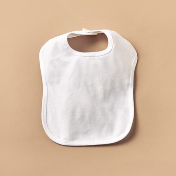 Juniors Ribbed Bib with Snap Button Closure
