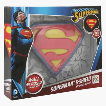 3D Deco Light LED Superman Logo