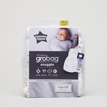 Tommee Tippee Grobag Snuggle Owl Print Receiving Blanket - 70x70 cms