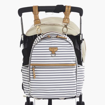 TWELVElittle Midi-Go Diaper Backpack with Adjustable Straps and Changing Pad