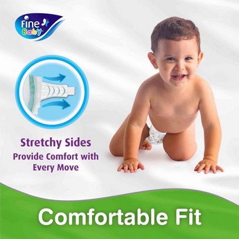 Fine Baby Size 5, Maxi 26-Diapers Pack - 11-18 kgs