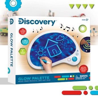 Discovery Glow Palette Mess-Free Musical LED Art Pad