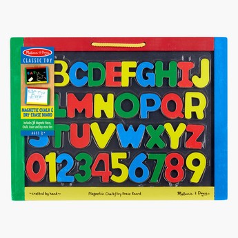 Melissa & Doug Magnetic Chalkboard Dry-Erase Board