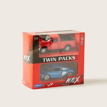 Welly Nex Models 2-Piece Pull Back Car Set