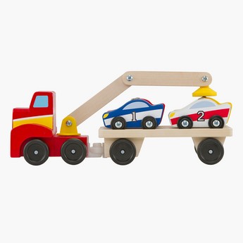 Melissa & Doug Magnetic Car Loader Set