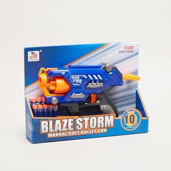 Blaze Storm Manual Operated Soft Dart Gun