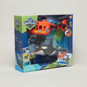 Wild Quest Killer Whale Rescue Playset