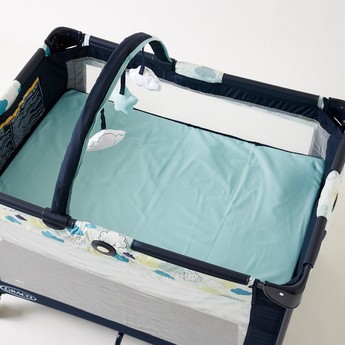 Graco Adjustable Travel Cot with Push-Button Fold