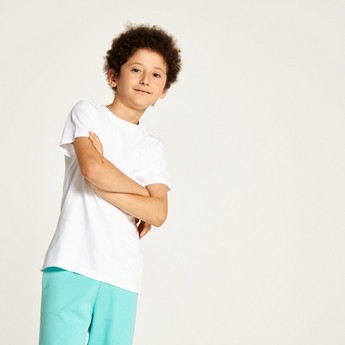 Juniors Crew Neck T-shirt and Shorts - Set of 2