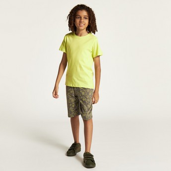 Juniors 3-Piece T-shirt and Shorts Set