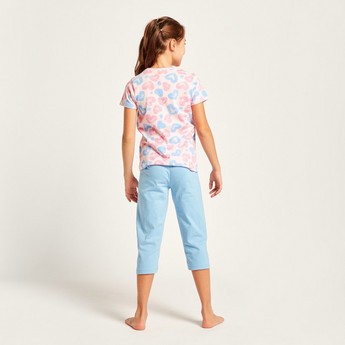 Juniors 6-Piece Printed T-shirt and Pyjama Set